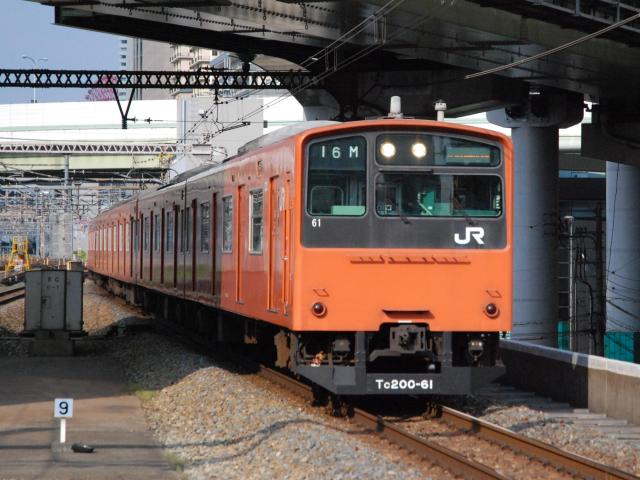 大阪環状線201系(福島にて)